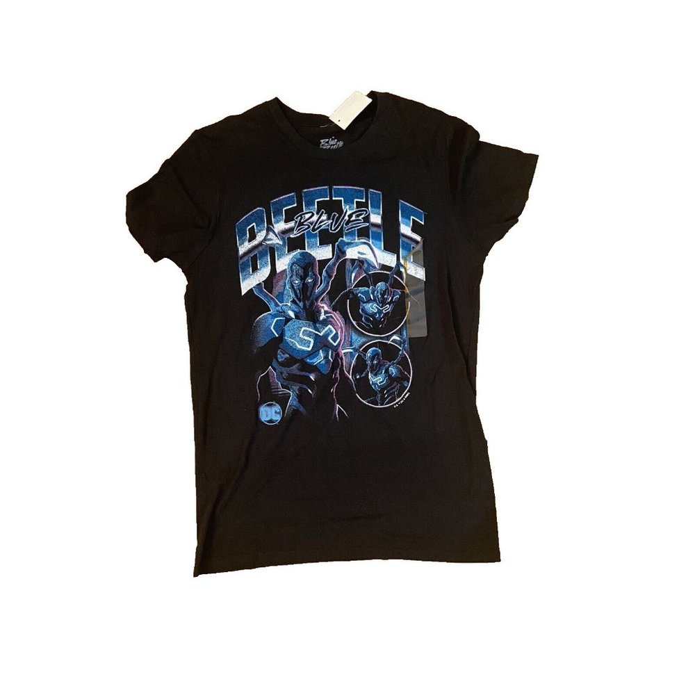 DC Comics Blue Beetle Super Hero Men's Short Sleeve T-Shirt NWT, Size Small
